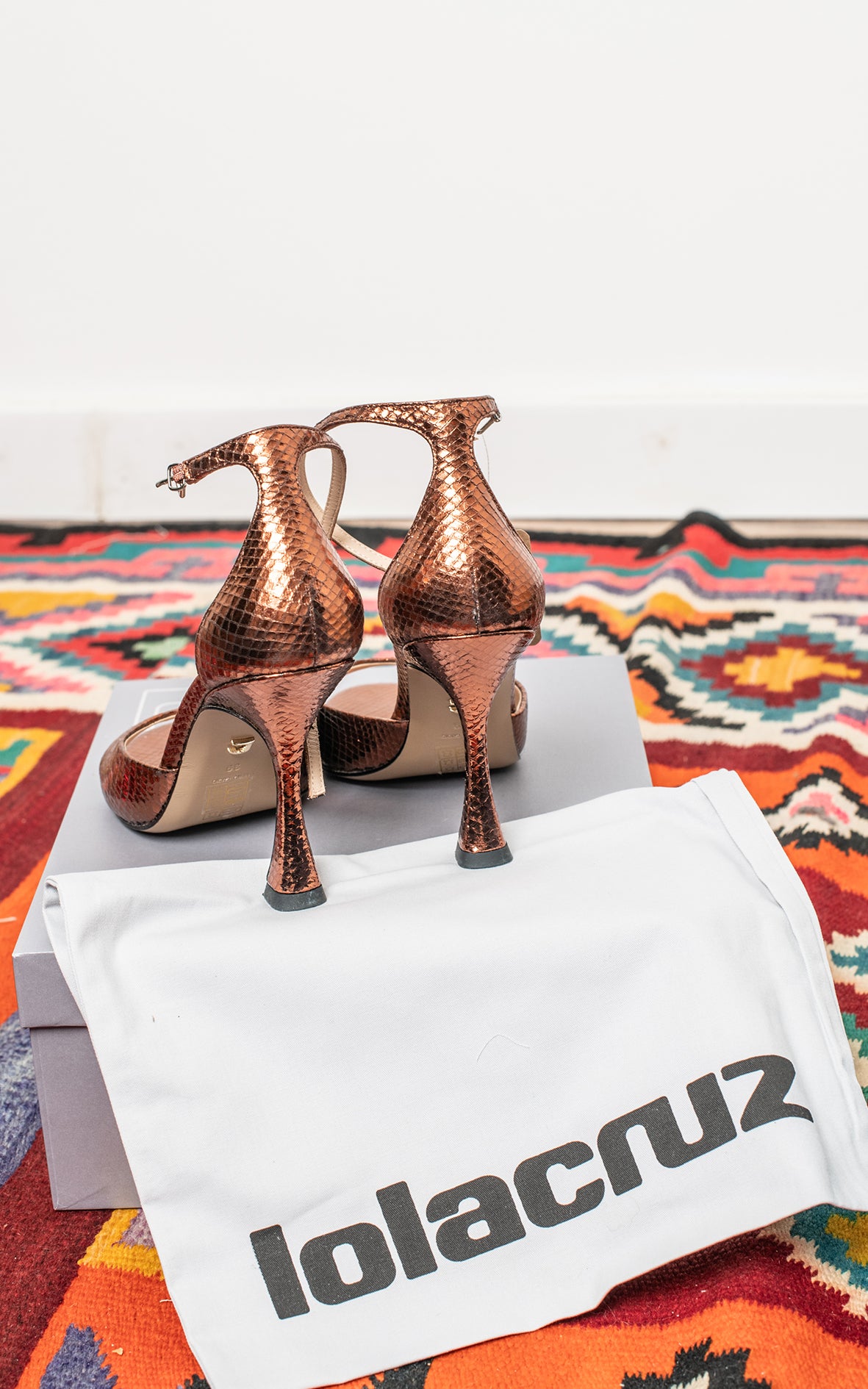 Sandalias color cobre