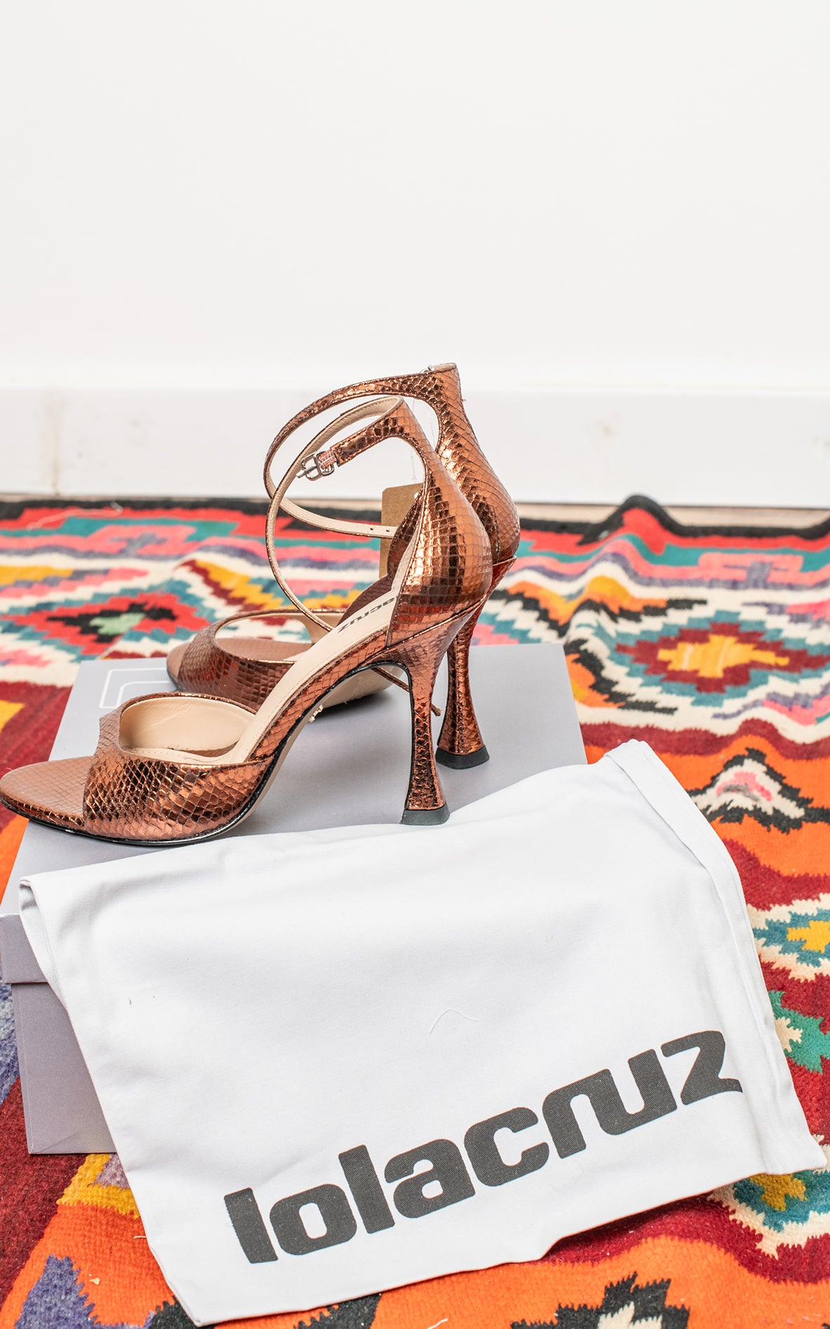 Sandalias color cobre