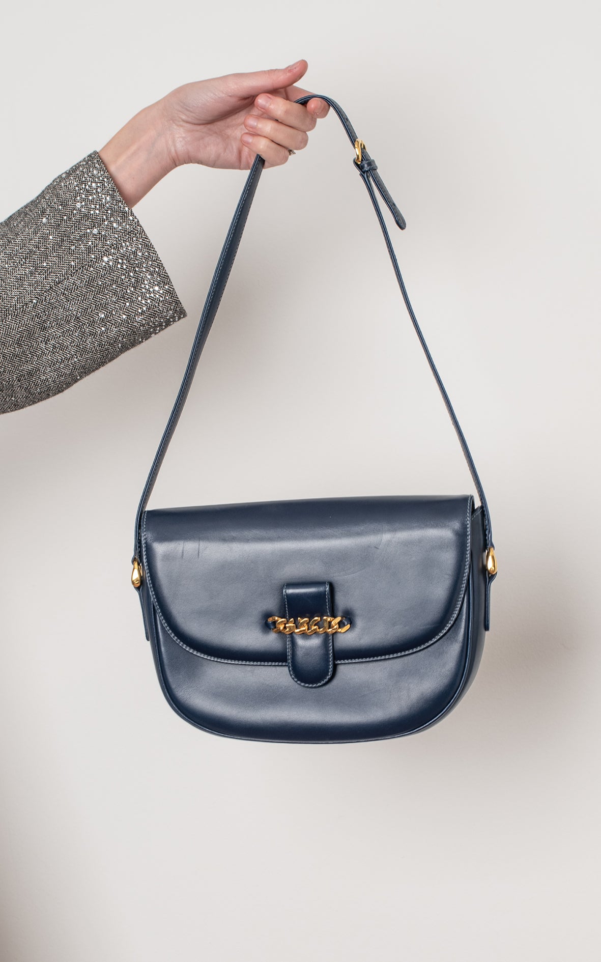 Bolso azul vintage