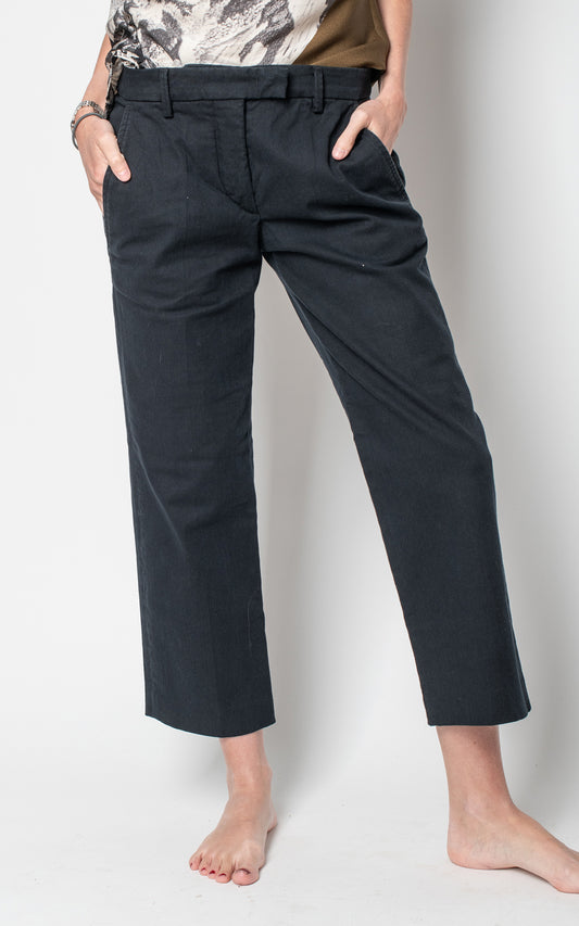 Pantalón denim estilo chino