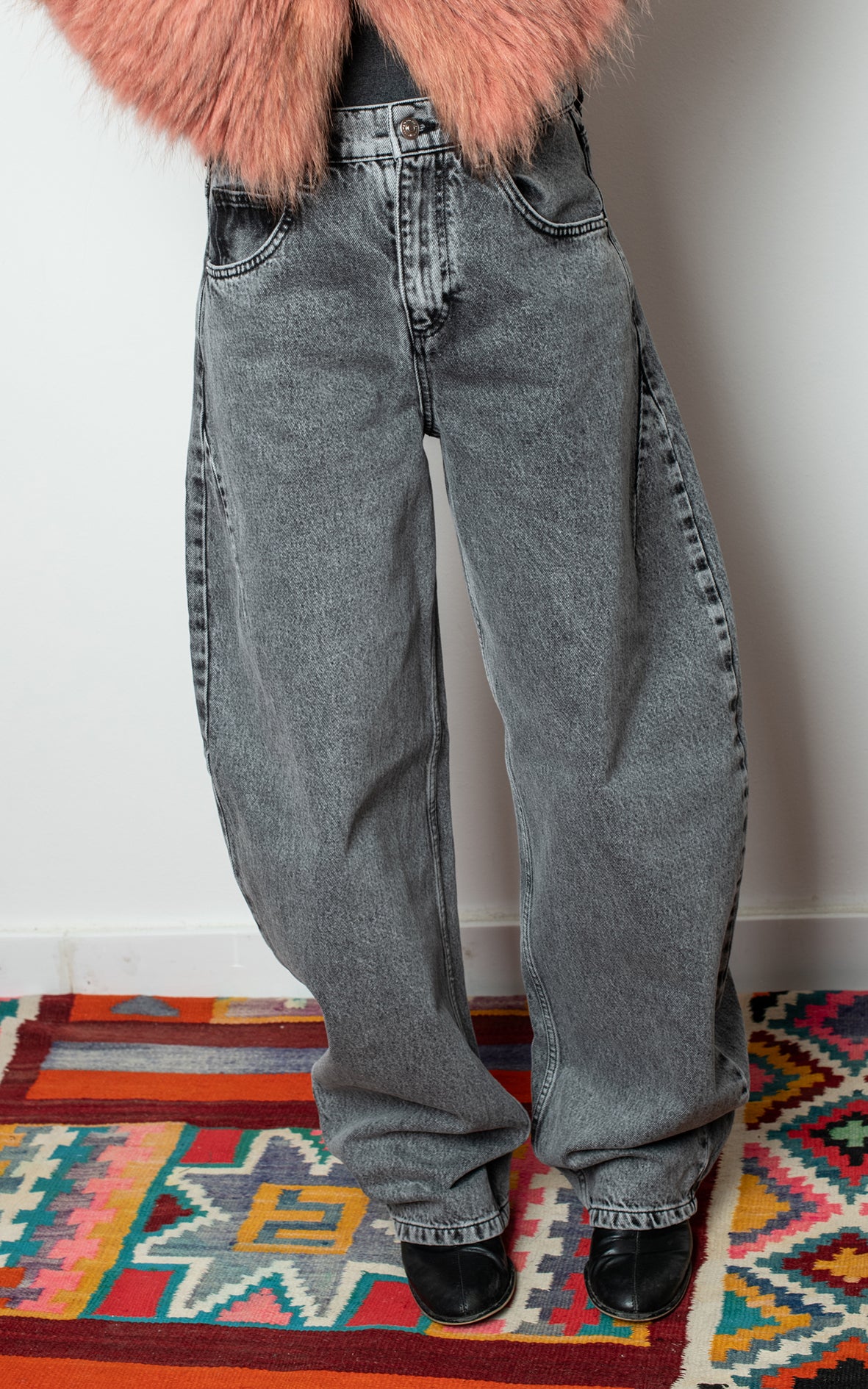 Vaqueros bomber grises
