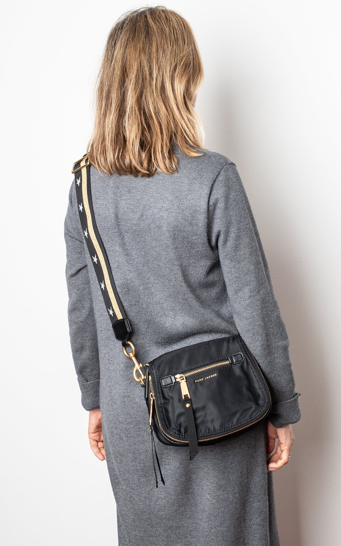 Bolso negro de lona