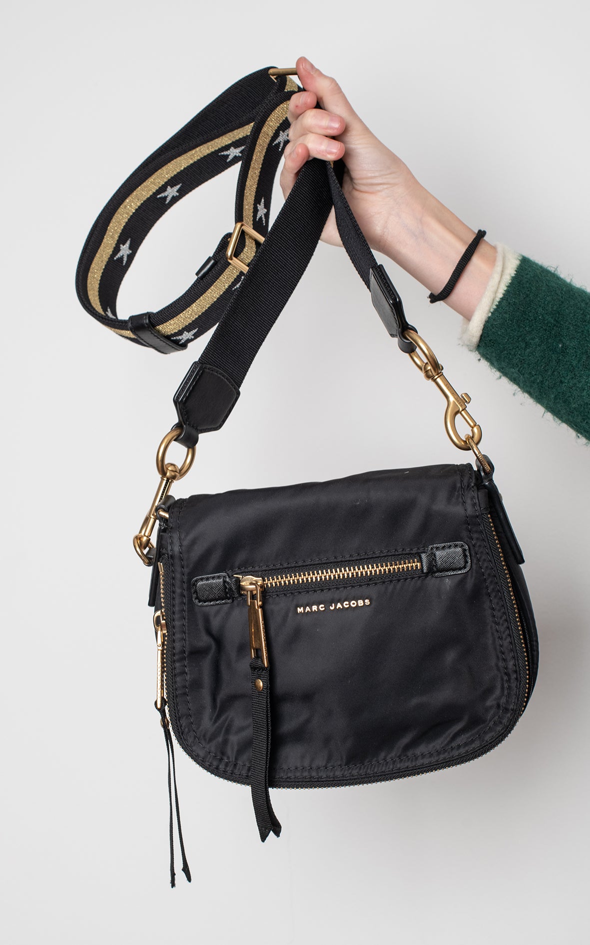 Bolso negro de lona