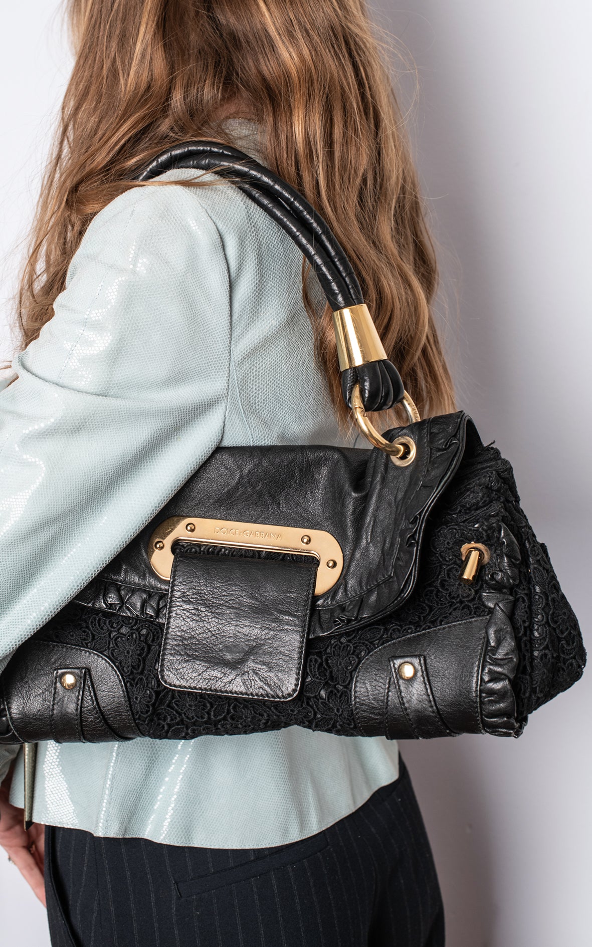 Bolso negro hombro