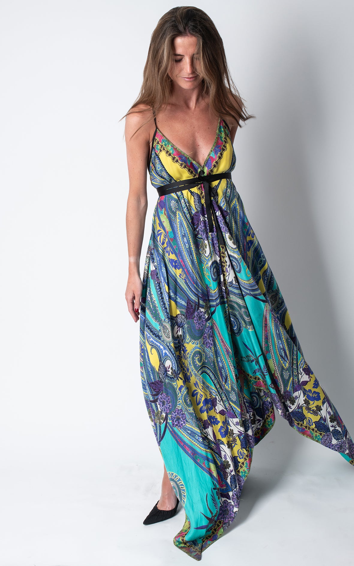 Vestido tirantes colores