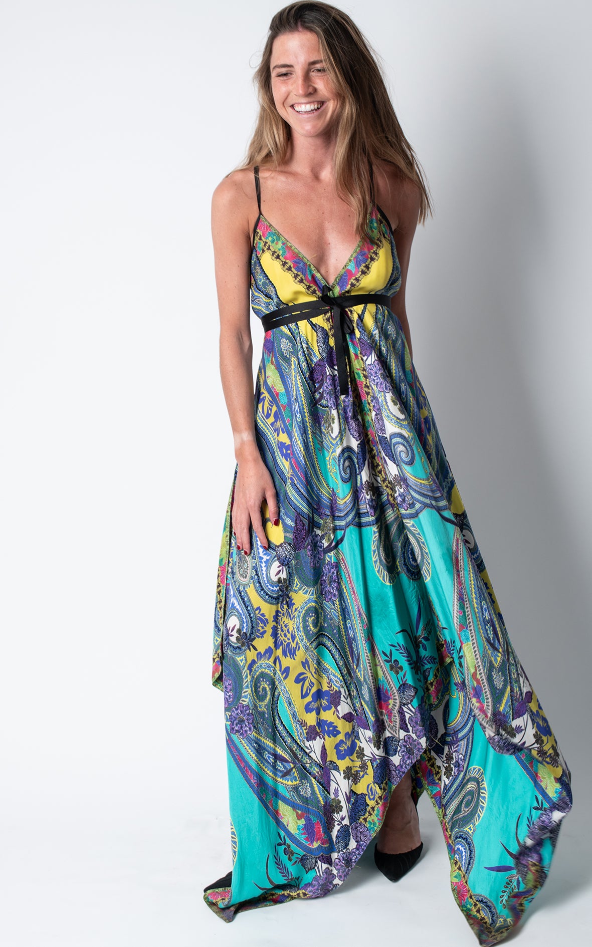 Vestido tirantes colores
