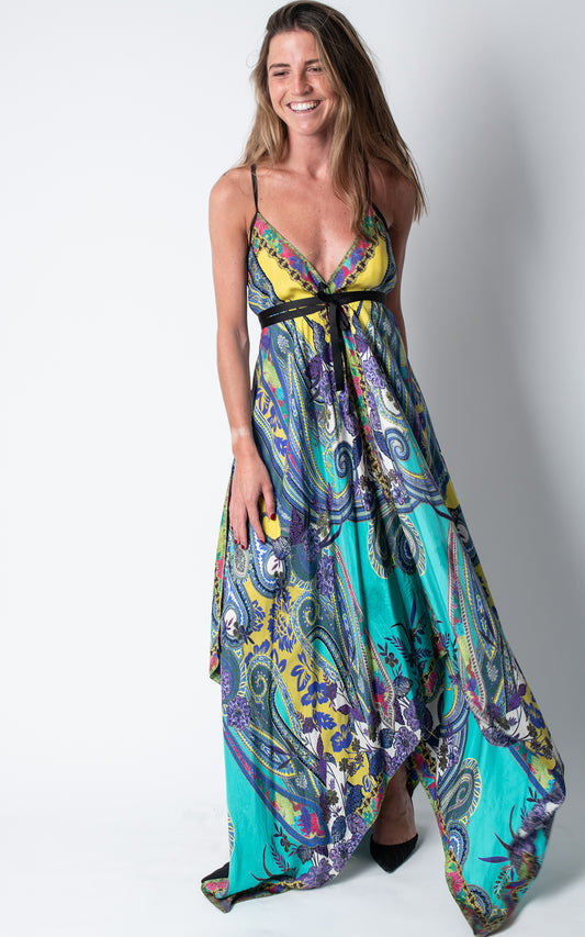 Vestido tirantes colores