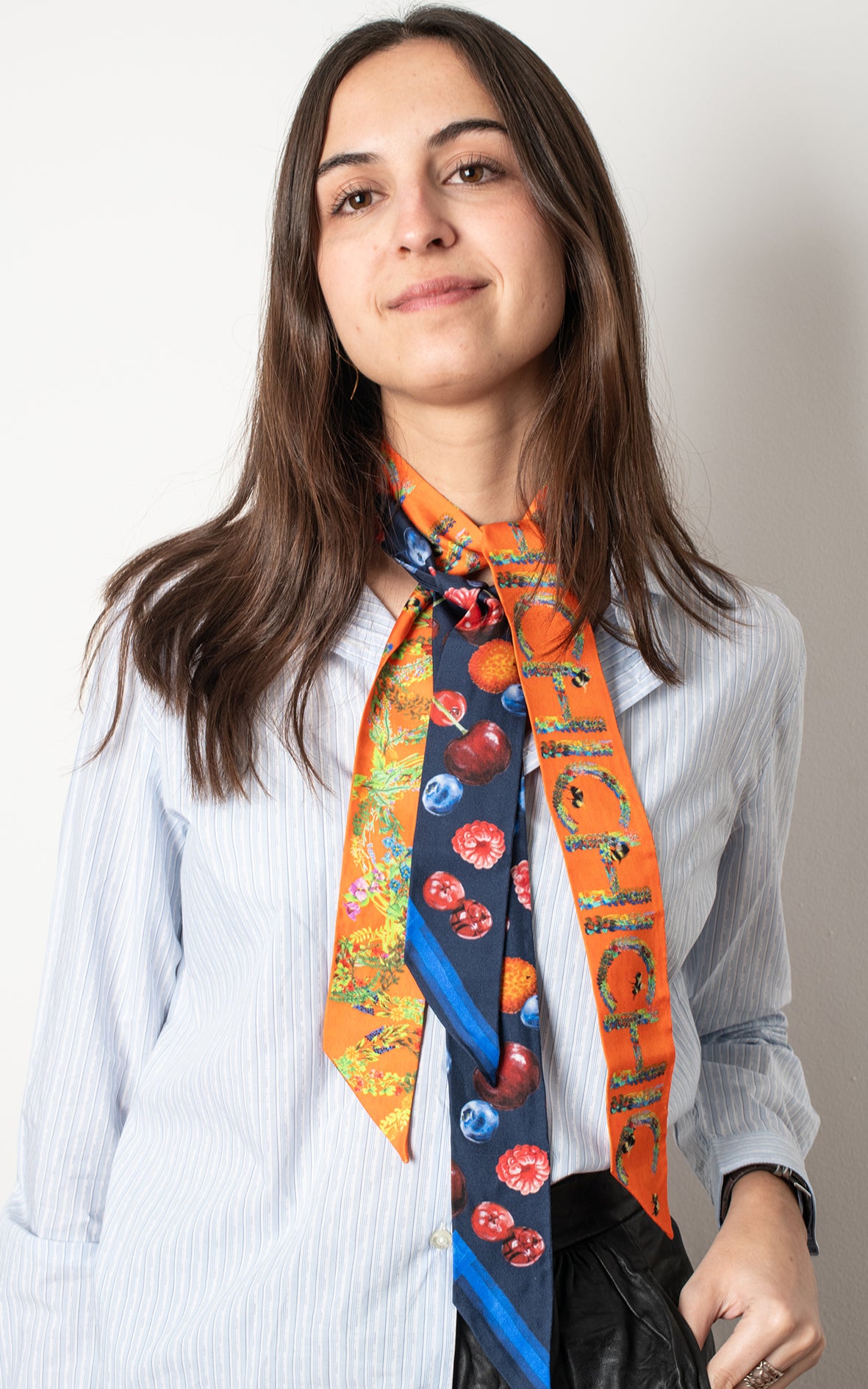 Twill de seda frutos