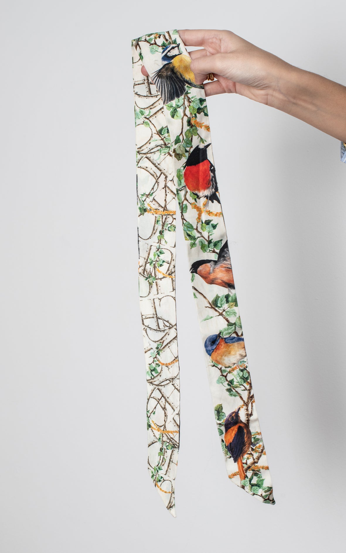 Twill de seda naturaleza