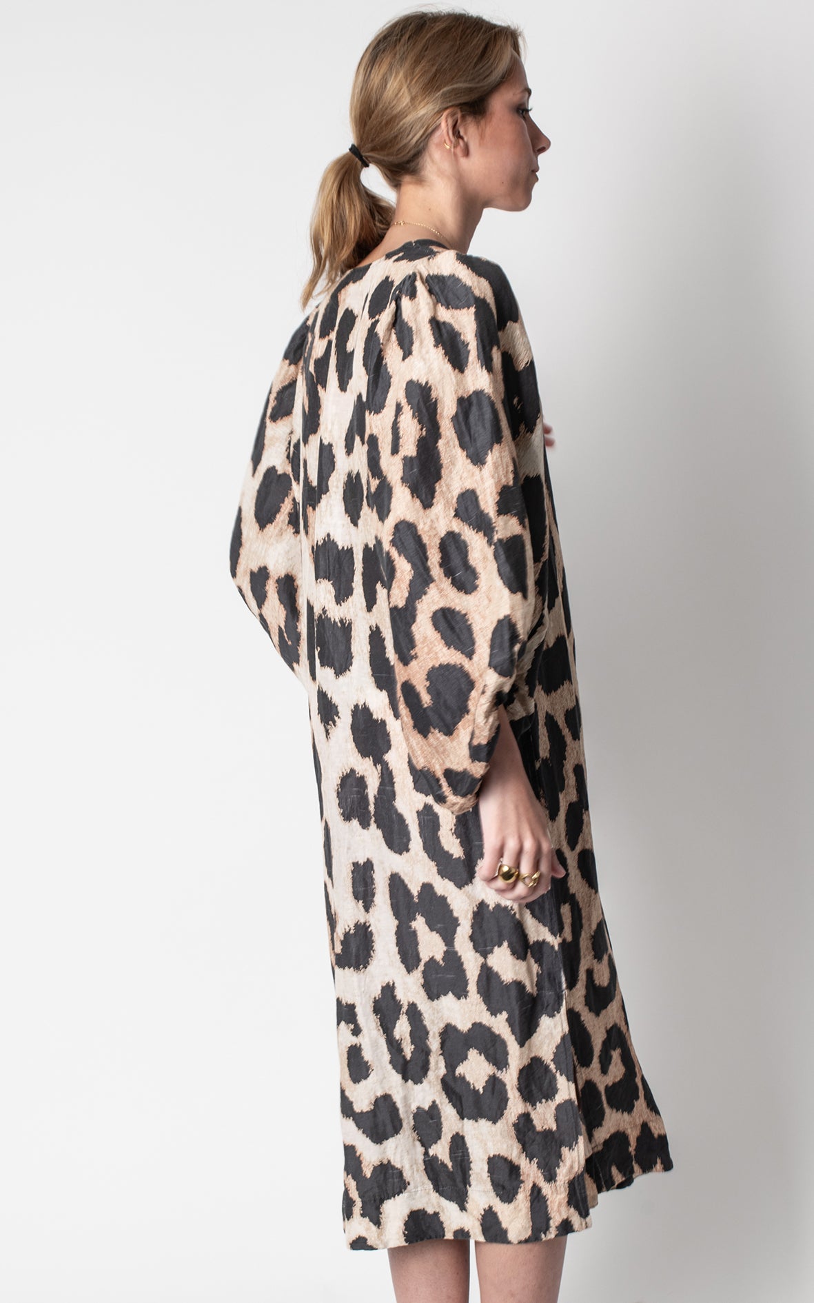 Vestido animal print claro