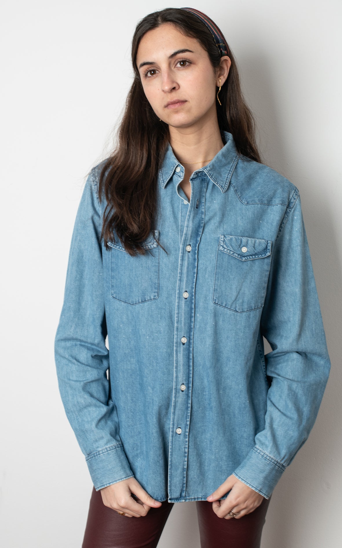Camisa vaquera clara