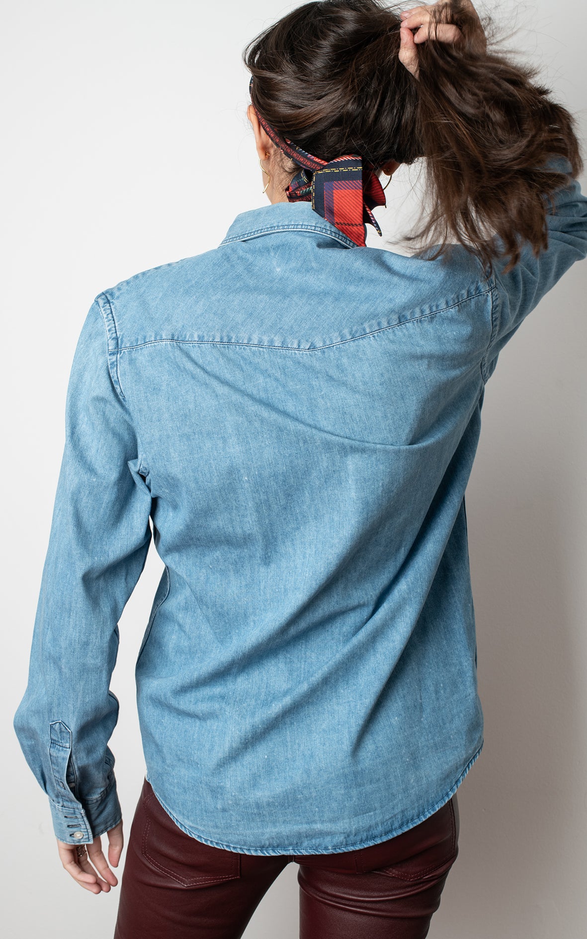 Camisa vaquera clara