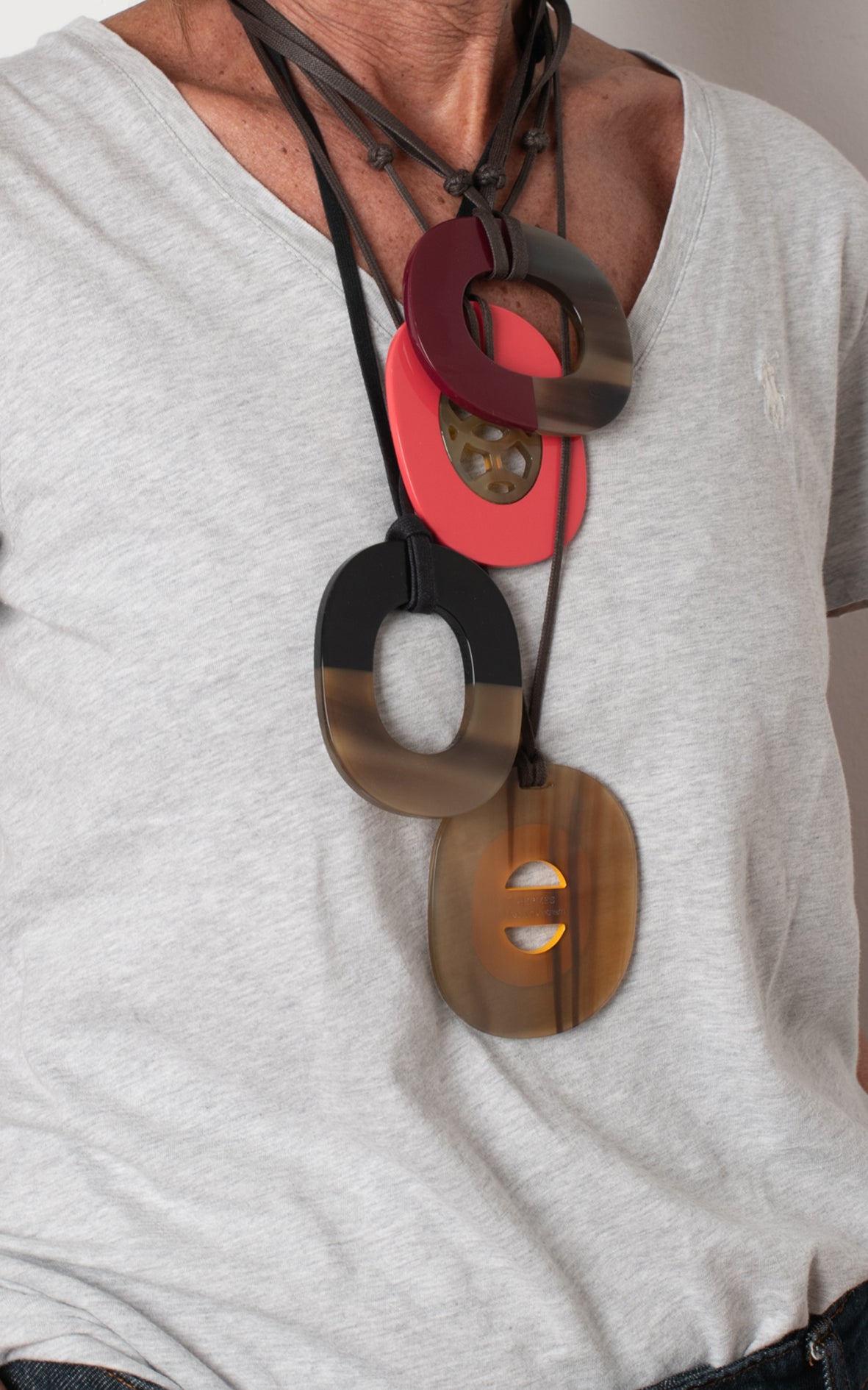 Collar Lift marrón y negro