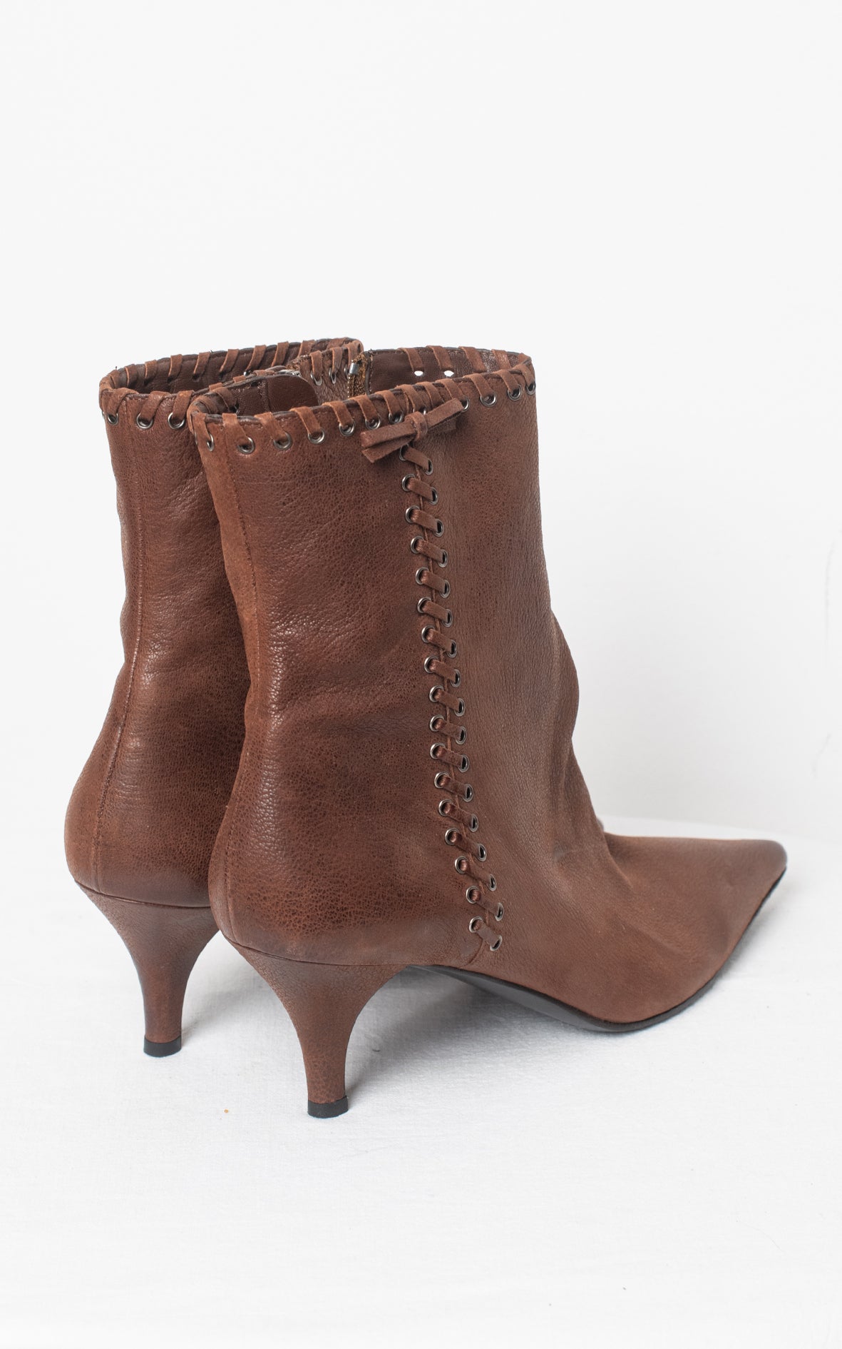 Botas marrones de piel