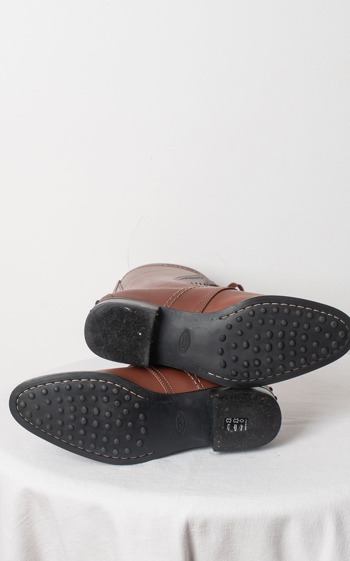 Botas altas de cordones