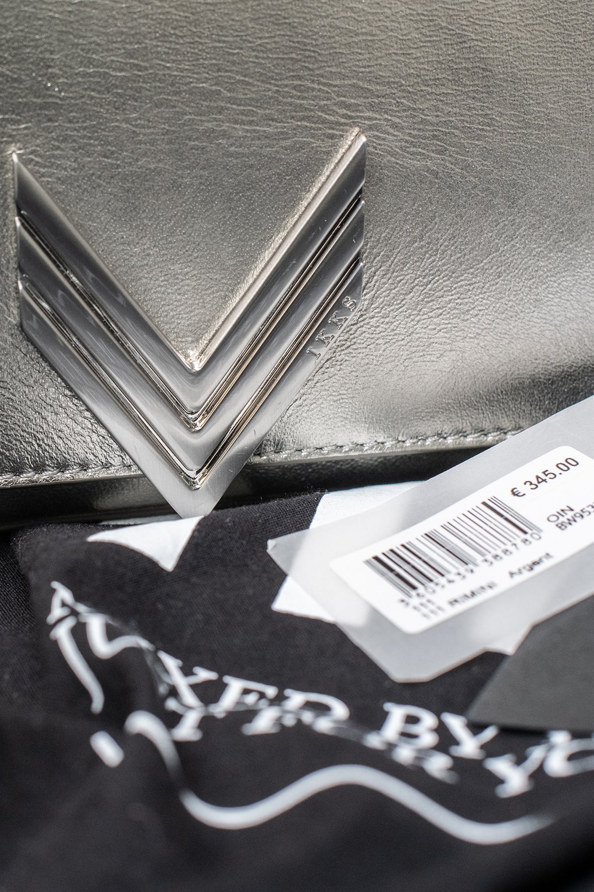 Bolso plateado segregable (rimini)