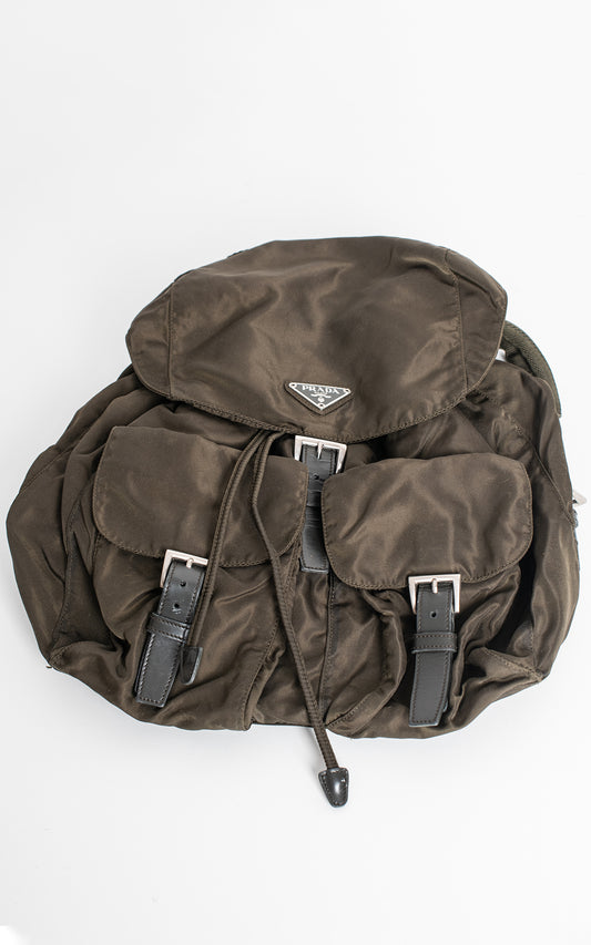 Mochila Prada marrón