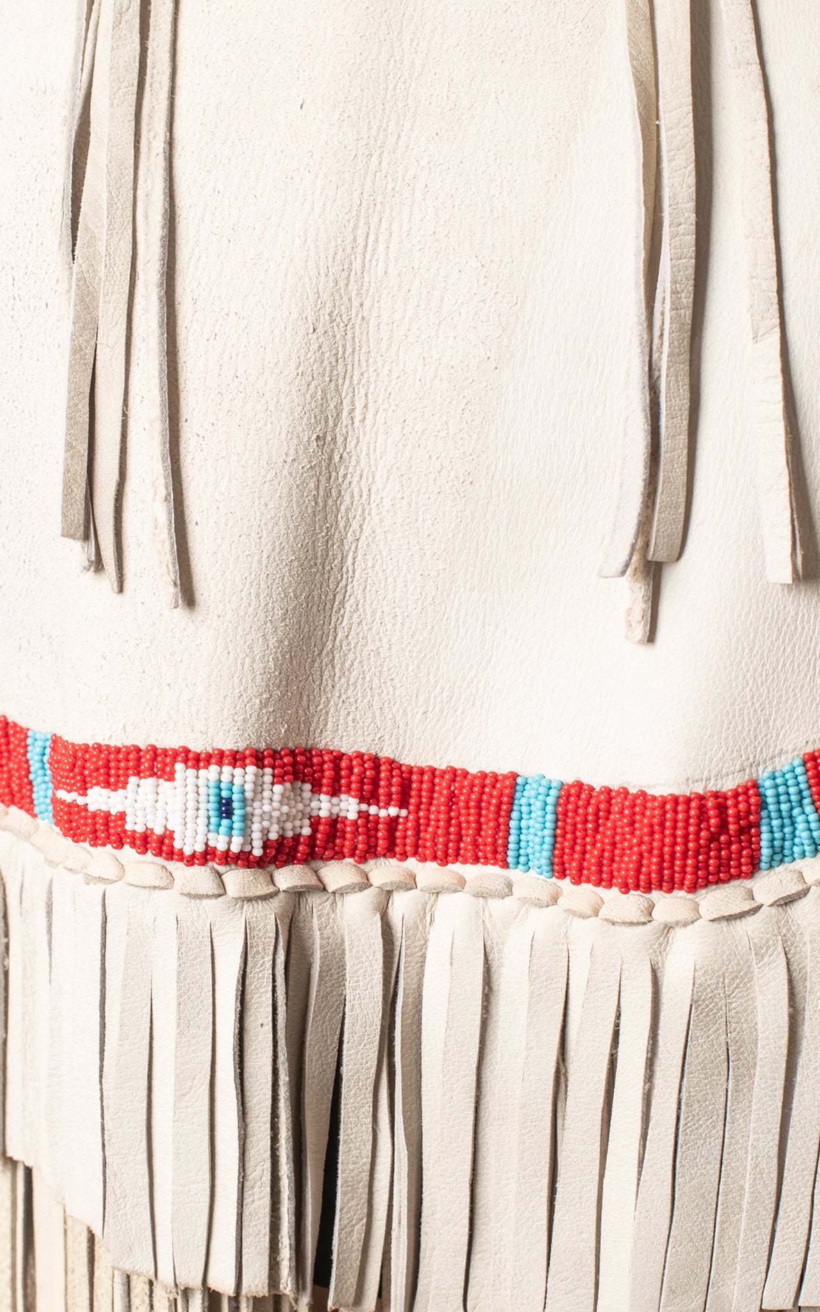 Poncho de ante beige
