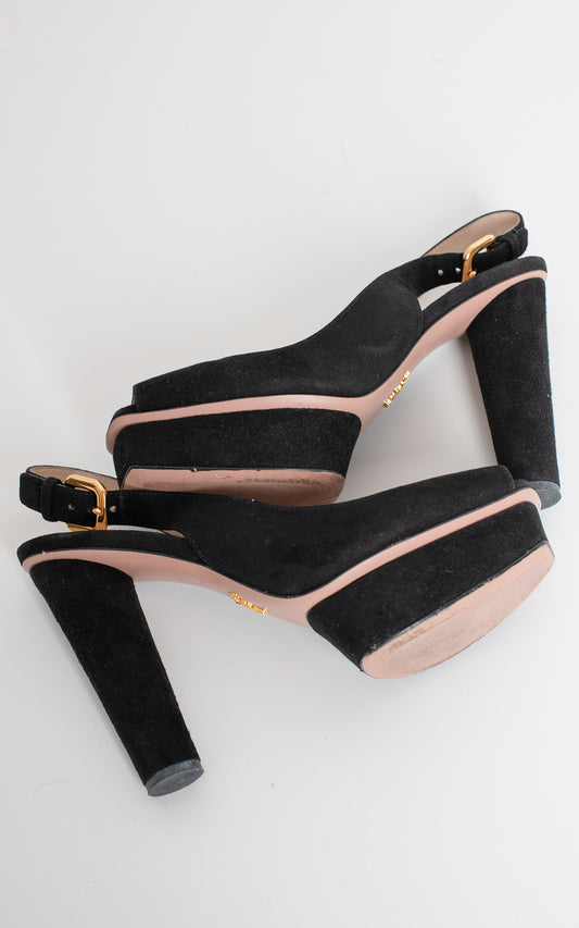Zapatos de ante Prada