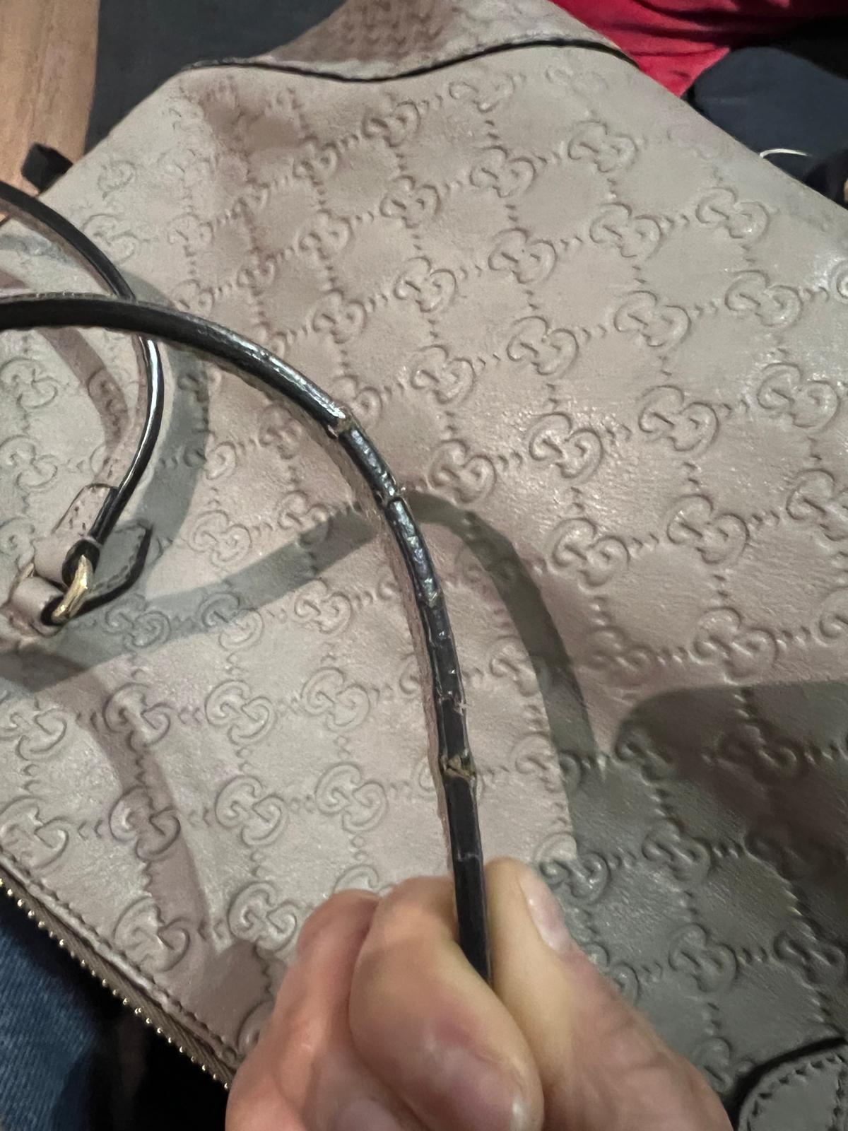 Bolso tote gris Gucci