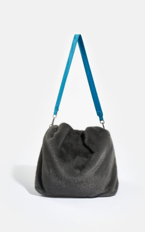 Bolso peluche reversible